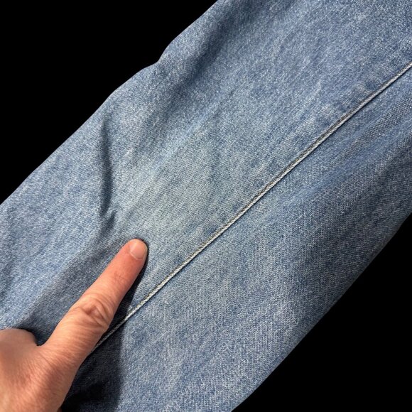 Vintage Blazer Jacket Floral Lace 1990s Carols Denims 1XL Romantic Cottagecore - Picture 9 of 10